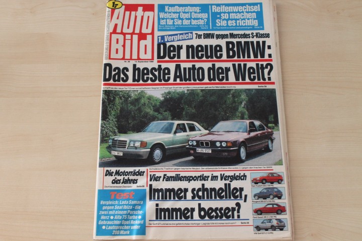 Deckblatt Auto Bild (38/1986)